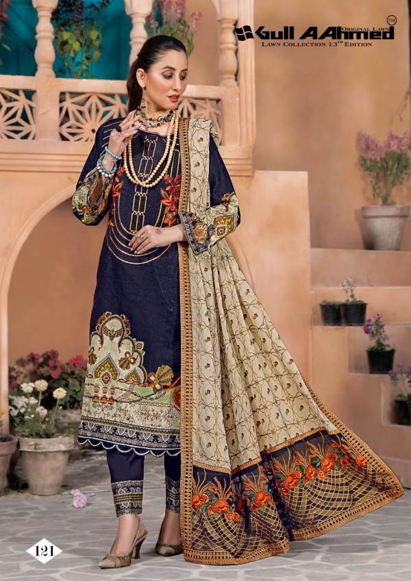 Gul Ahmed Vol-13-Lawn Collection Designer Dress Material